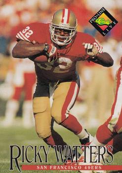 Ricky Watters San Francisco 49ers 1994 Pro Line Live NFL #137